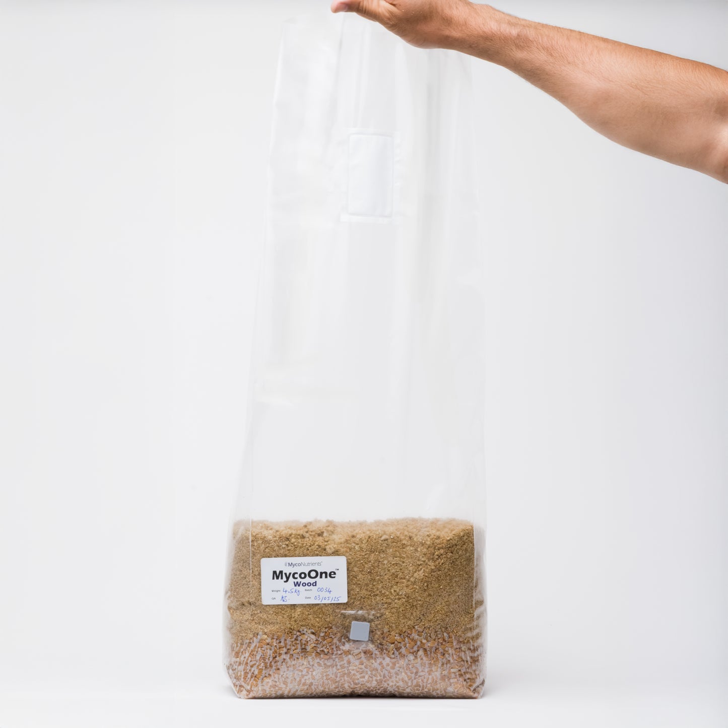 MycoOne™ Wood – All-in-One Grow Bag (Grain + Hardwood Substrate)