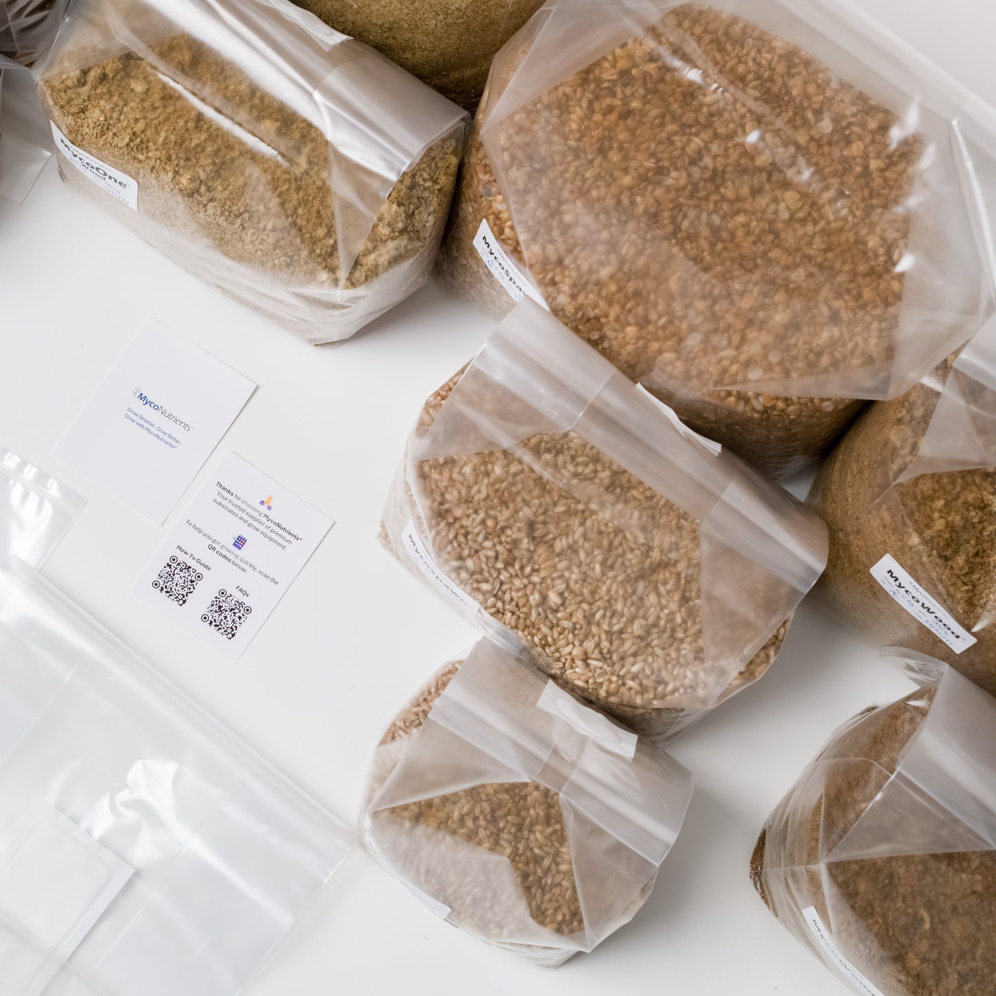 MycoSpawn™ – Organic Rye Grain Spawn Bag (1.9 Kg)