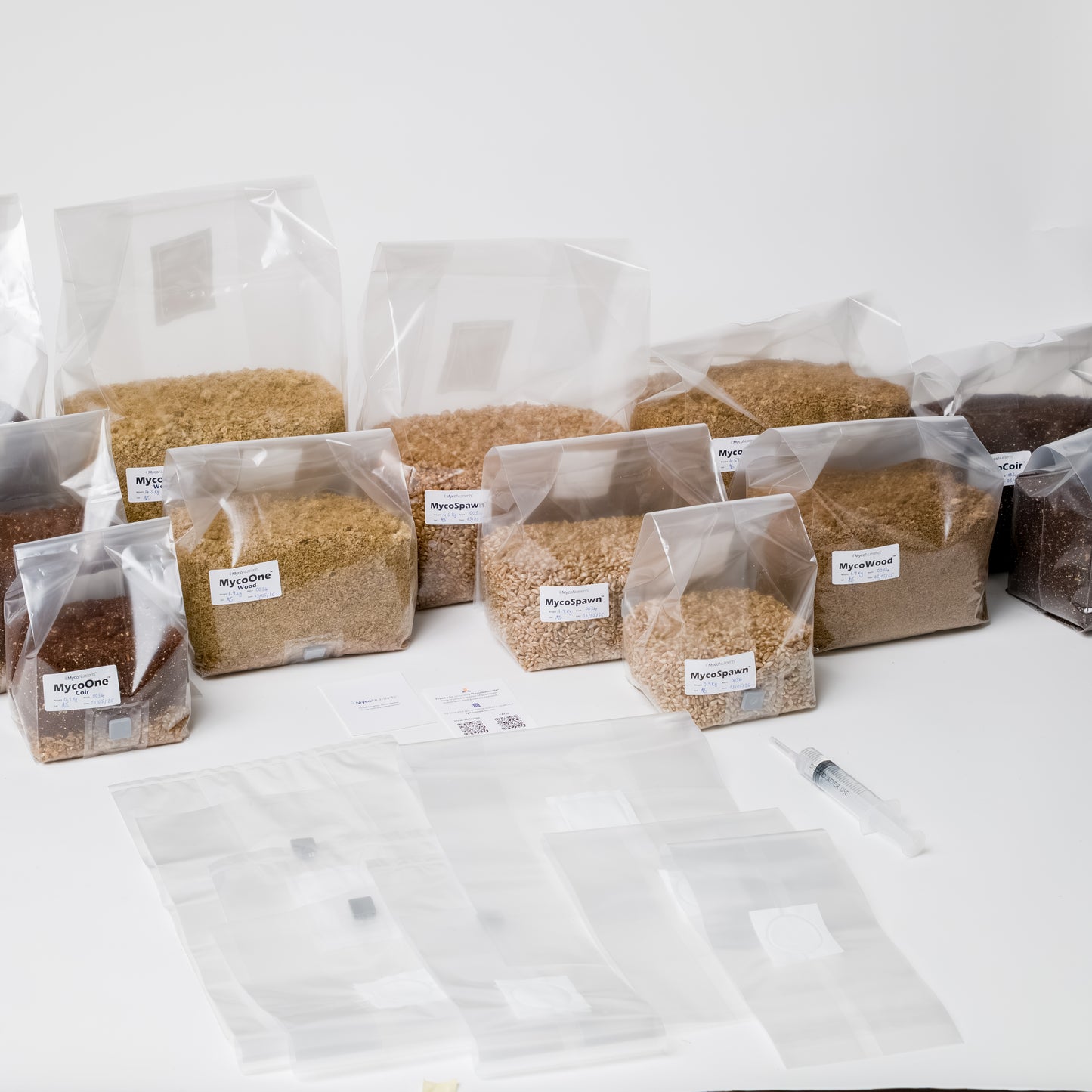 MycoOne™ Wood – All In One Grow Bag (Grain & Hardwood Substrate) 1.9 Kg