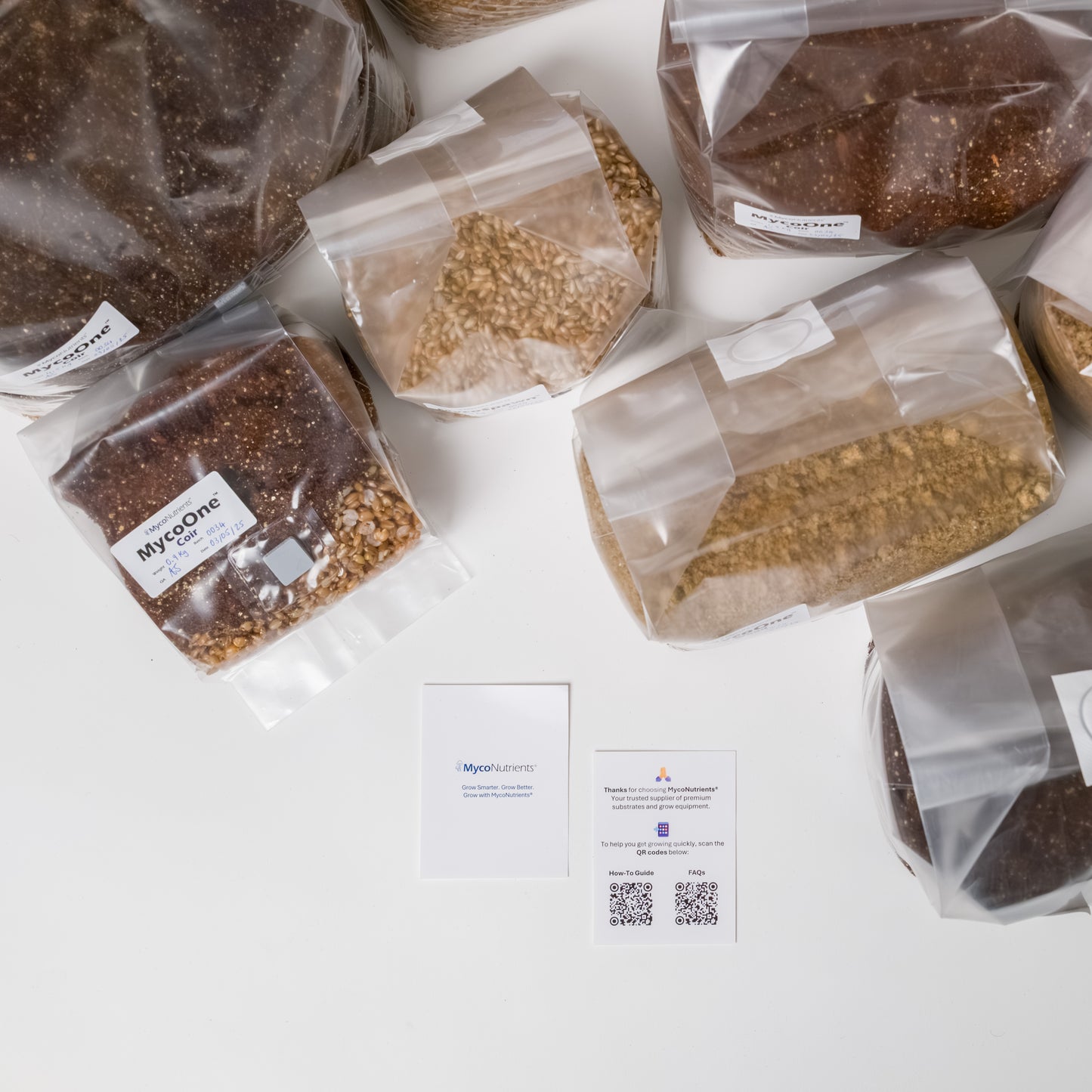 MycoOne™ Coir – All In One Grow Bag (Grain & CVG Substrate) 1.9 Kg