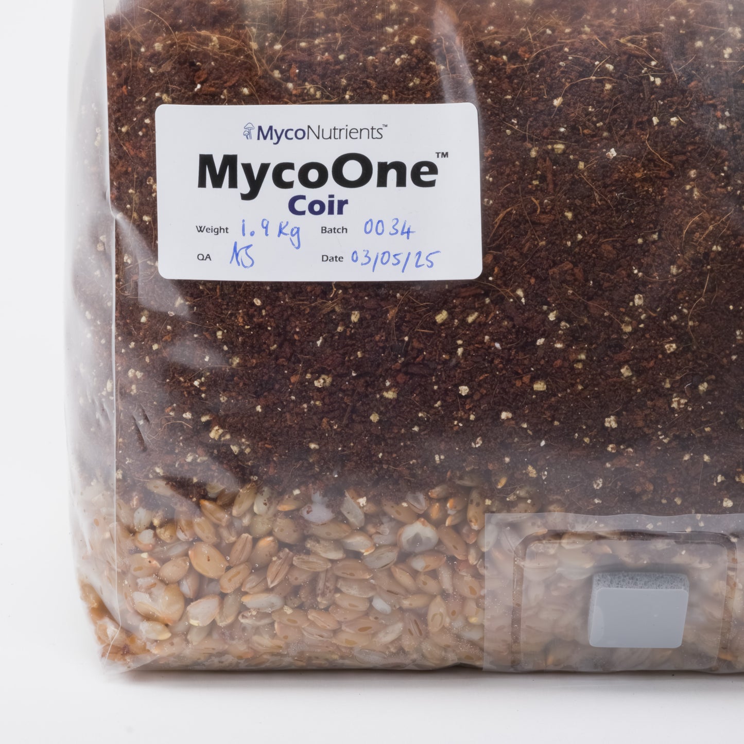 MycoOne™ Coir – All-in-One Grow Bag (Grain + CVG Substrate)