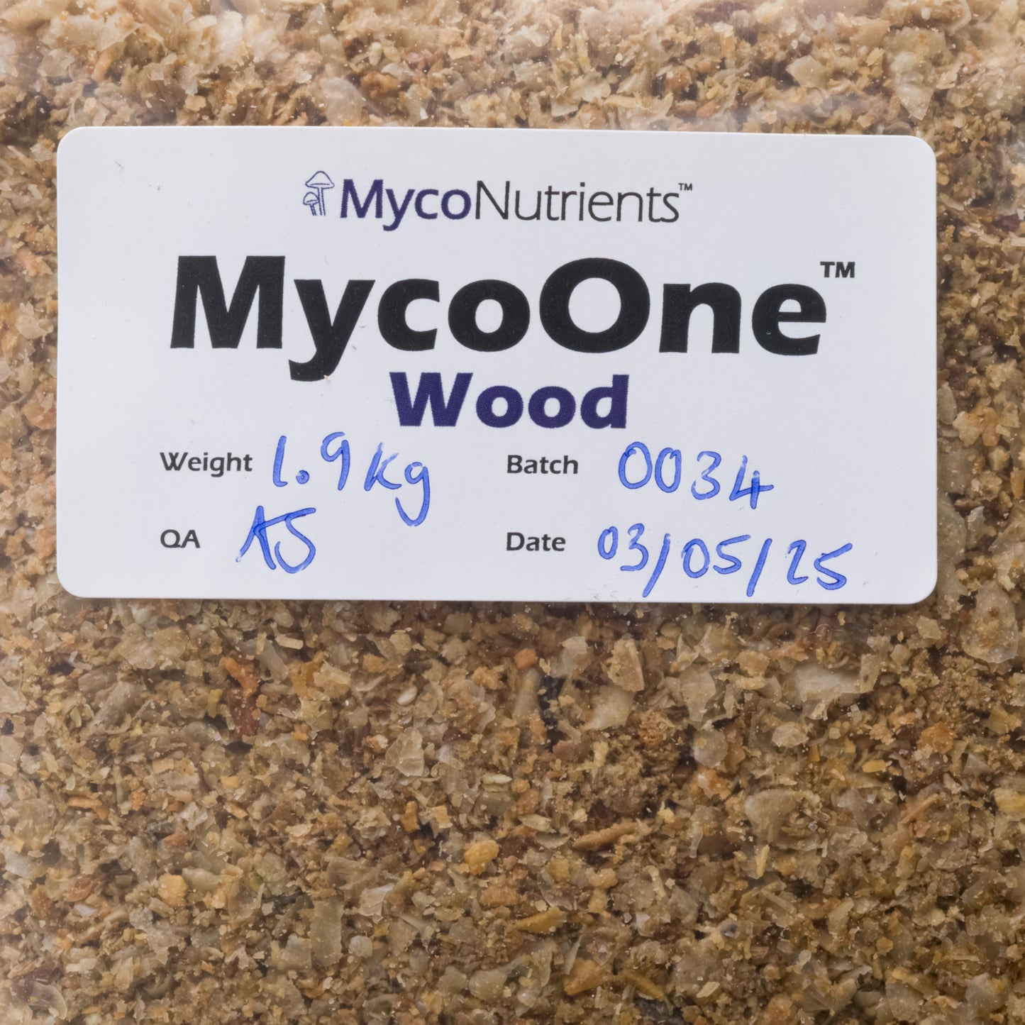 MycoOne™ Wood – All-in-One Grow Bag (Grain + Hardwood Substrate)