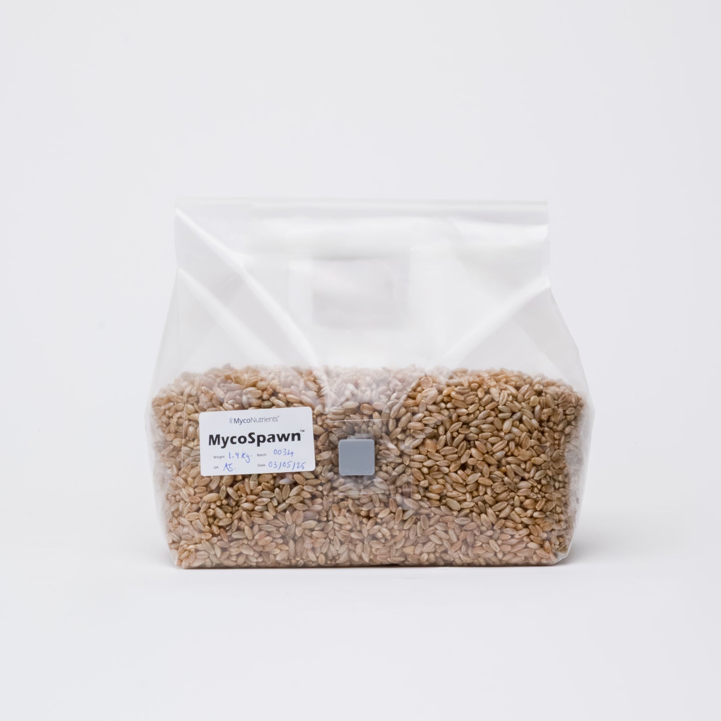 MycoSpawn™ – Organic Rye Grain Spawn Bag
