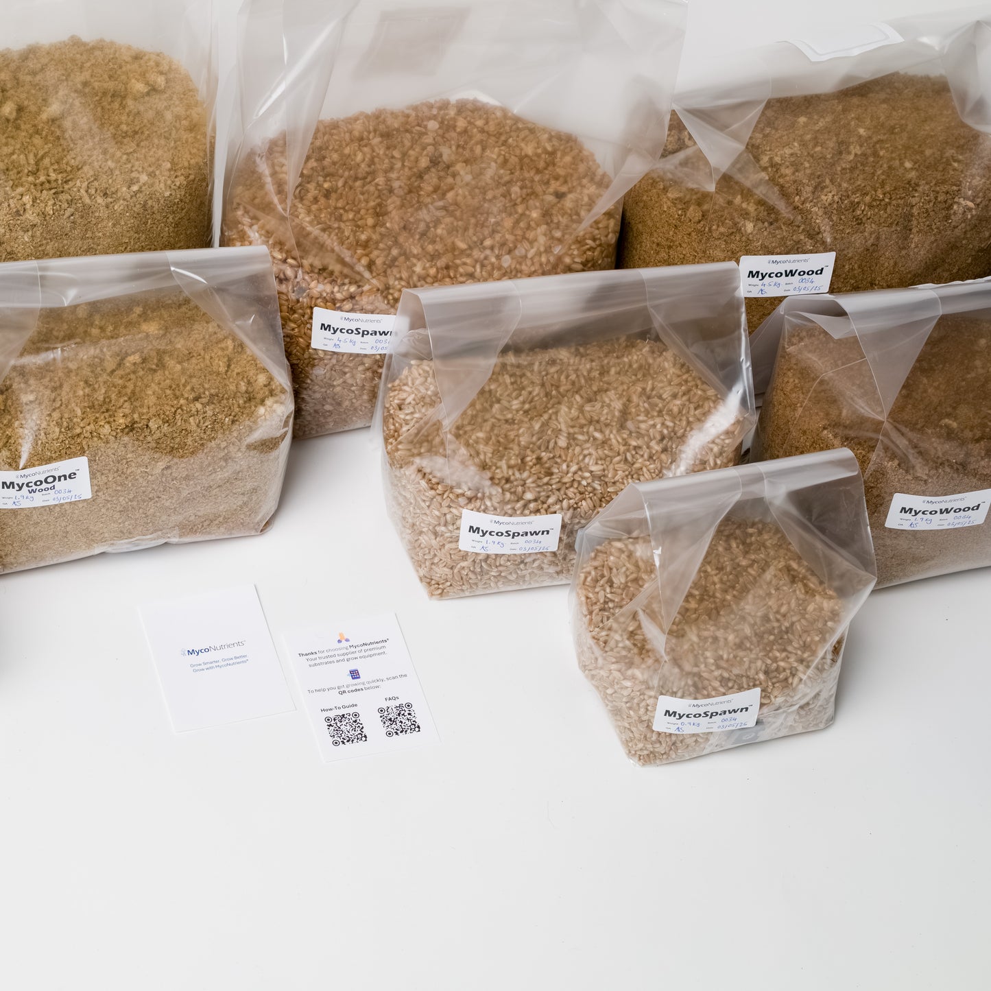 MycoSpawn™ – Organic Rye Grain Spawn Bag